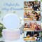 200Pcs Blue Gold Cake Plates with Plastic Forks - Serves 100 Guests